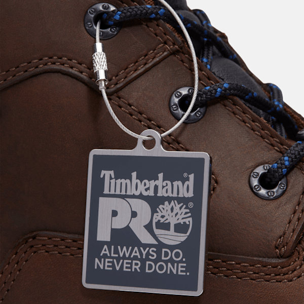 Timberland Pro X Ford Boondock 6" Waterproof Work Boot Brown/Blue Men'S