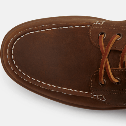 Timberland Portofino Pier Boat Shoe Taupe Full-Grain Men'S