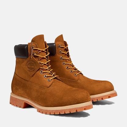 Timberland Premium 6-Inch Waterproof Boot Dark Wheat Nubuck Men'S