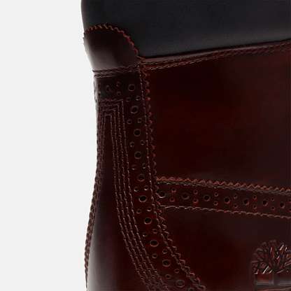 Timberland Premium 6-Inch Waterproof Boot Burgundy Full-Grain Men'S