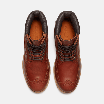 Timberland Premium 6-Inch Waterproof Boot Rust Full-Grain Men'S