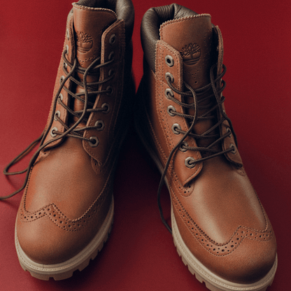 Timberland Premium 6-Inch Waterproof Boot Rust Full-Grain Men'S