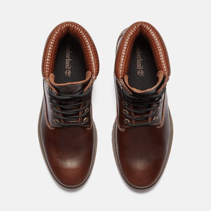 Timberland Premium 6-Inch Waterproof Boot Brown Full-Grain/Black Men'S