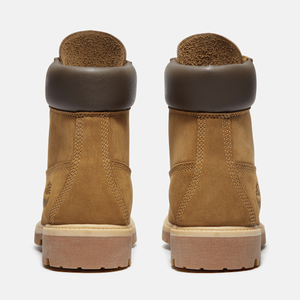 Timberland Premium 6-Inch Waterproof Boot Olive Nubuck/Dark Brown Men'S