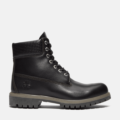 Timberland Premium 6-Inch Waterproof Boot Black Full-Grain/Dark Brown Men'S