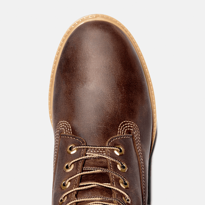 Timberland Premium 6-Inch Waterproof Heritage Boot Medium Brown Full-Grain Men'S