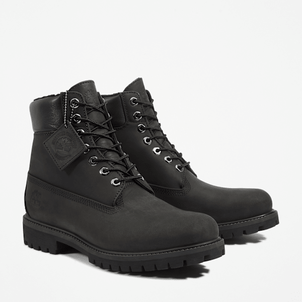 Timberland Premium 6-Inch Waterproof Warm-Lined Boot Black Men'S