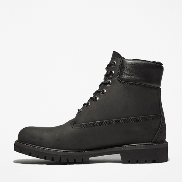 Timberland Premium 6-Inch Waterproof Warm-Lined Boot Black Men'S