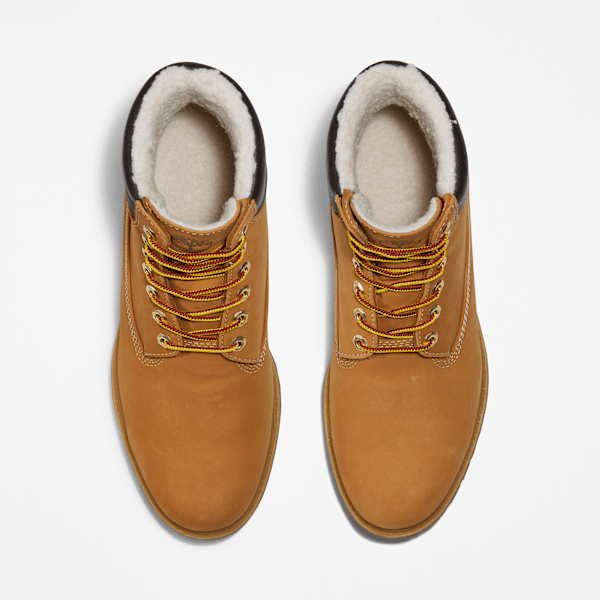 Timberland Premium 6-Inch Waterproof Warm-Lined Boot Wheat Men'S