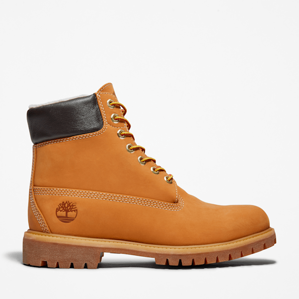 Timberland Premium 6-Inch Waterproof Warm-Lined Boot Wheat Men'S