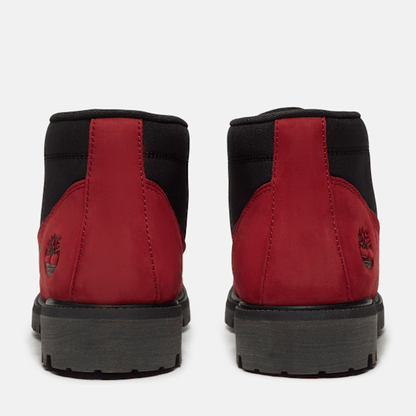 Timberland Premium Chukka Boot Red Nubuck/Black Men'S