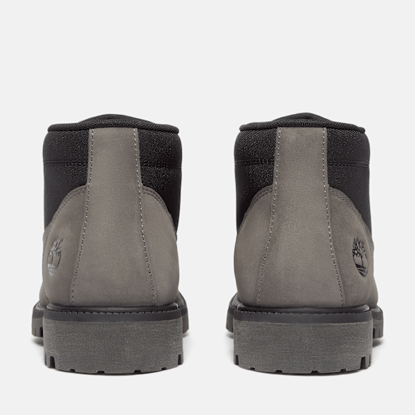 Timberland Premium Chukka Boot Grey Nubuck/Black Men'S