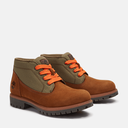 Timberland Premium Chukka Boot Medium Brown Nubuck Men'S