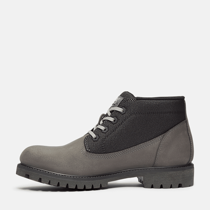 Timberland Premium Chukka Boot Grey Nubuck/Black Men'S