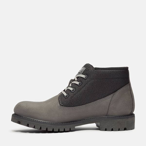 Timberland Premium Chukka Boot Grey Nubuck/Black Men'S
