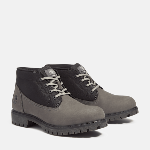 Timberland Premium Chukka Boot Grey Nubuck/Black Men'S