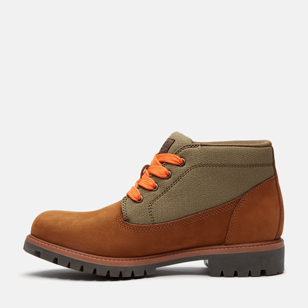 Timberland Premium Chukka Boot Medium Brown Nubuck Men'S