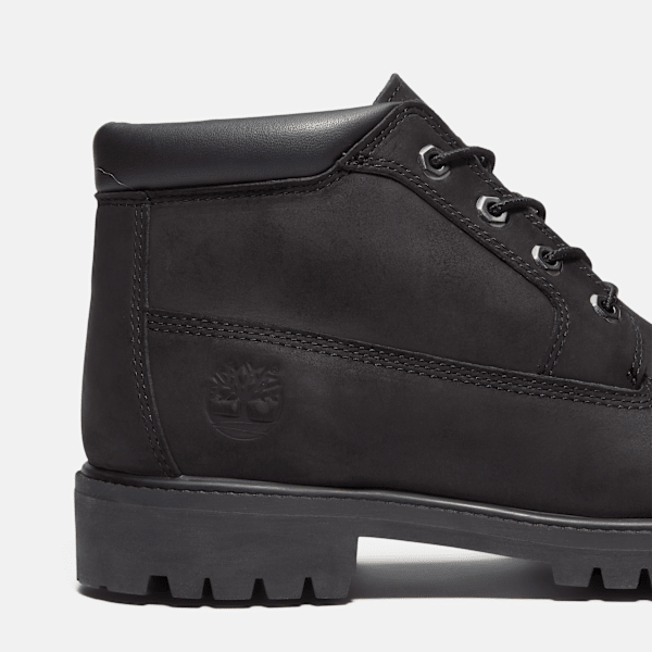 Timberland Premium Waterproof Chukka Boot Black Nubuck Men'S