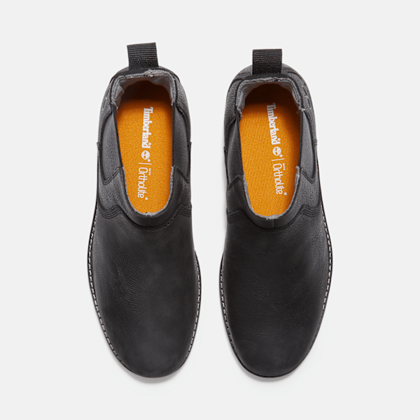 Timberland Redwood Edge Essential Chelsea Boot Black Full-Grain Men'S