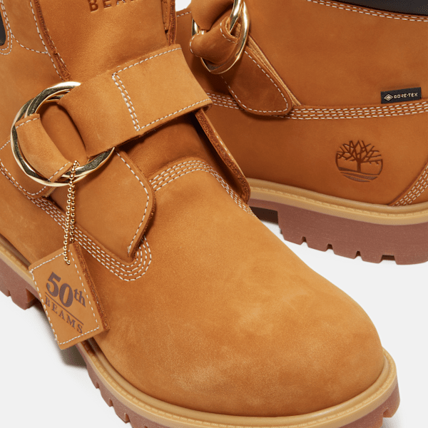 Timberland X Beams Buckle Boot With Gore-Tex Membrane Wheat Nubuck/Brown Men'S