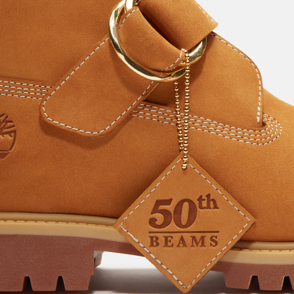 Timberland X Beams Buckle Boot With Gore-Tex Membrane Wheat Nubuck/Brown Men'S