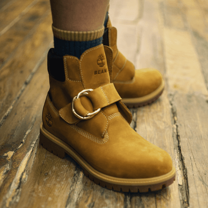 Timberland X Beams Buckle Boot With Gore-Tex Membrane Wheat Nubuck/Brown Men'S