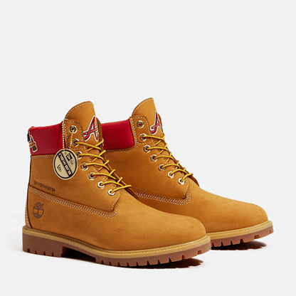 Timberland X New Era Braves 6-Inch Waterproof Boot Wheat Braves Men'S