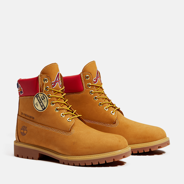 Timberland X New Era Braves 6-Inch Waterproof Boot Wheat Braves Men'S