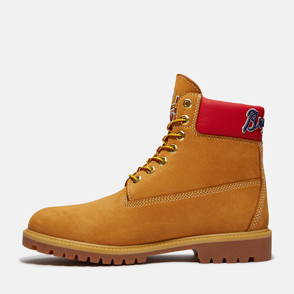 Timberland X New Era Braves 6-Inch Waterproof Boot Wheat Braves Men'S