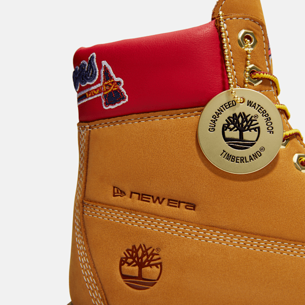 Timberland X New Era Braves 6-Inch Waterproof Boot Wheat Braves Men'S
