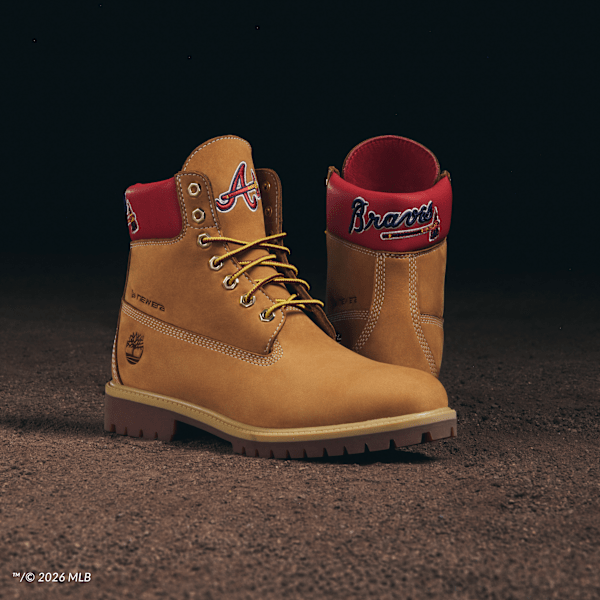 Timberland X New Era Braves 6-Inch Waterproof Boot Wheat Braves Men'S