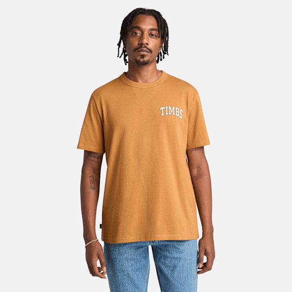 Timberland Timbs Graphic Short Sleevet-Shirt Wheat Boot Men'S