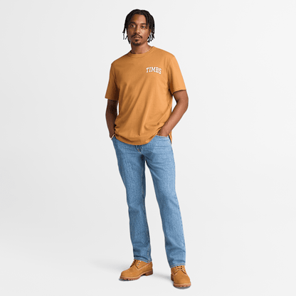 Timberland Timbs Graphic Short Sleevet-Shirt Wheat Boot Men'S