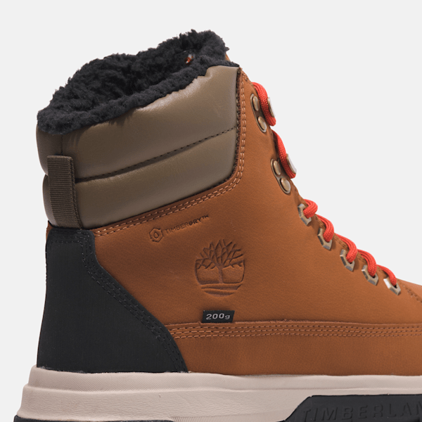 Timberland Mens Treeline Waterproof Boot Rust Leather