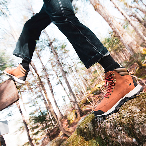 Timberland Mens Treeline Waterproof Boot Rust Leather