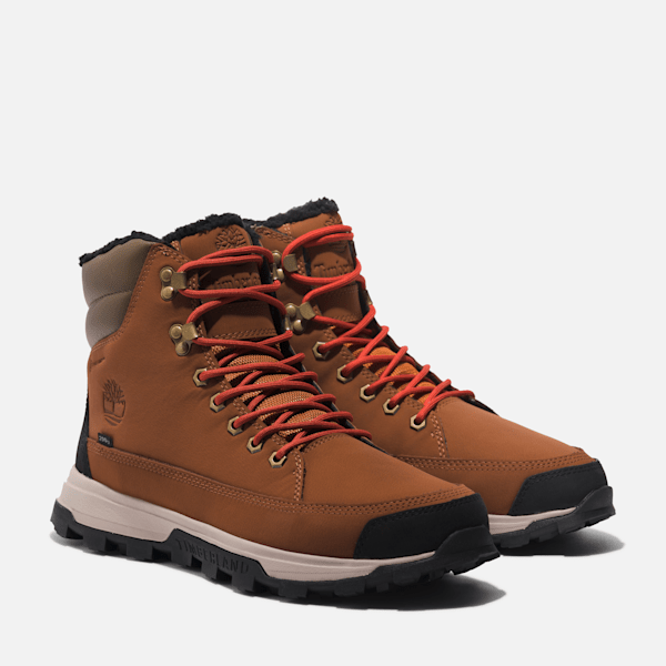 Timberland Mens Treeline Waterproof Boot Rust Leather