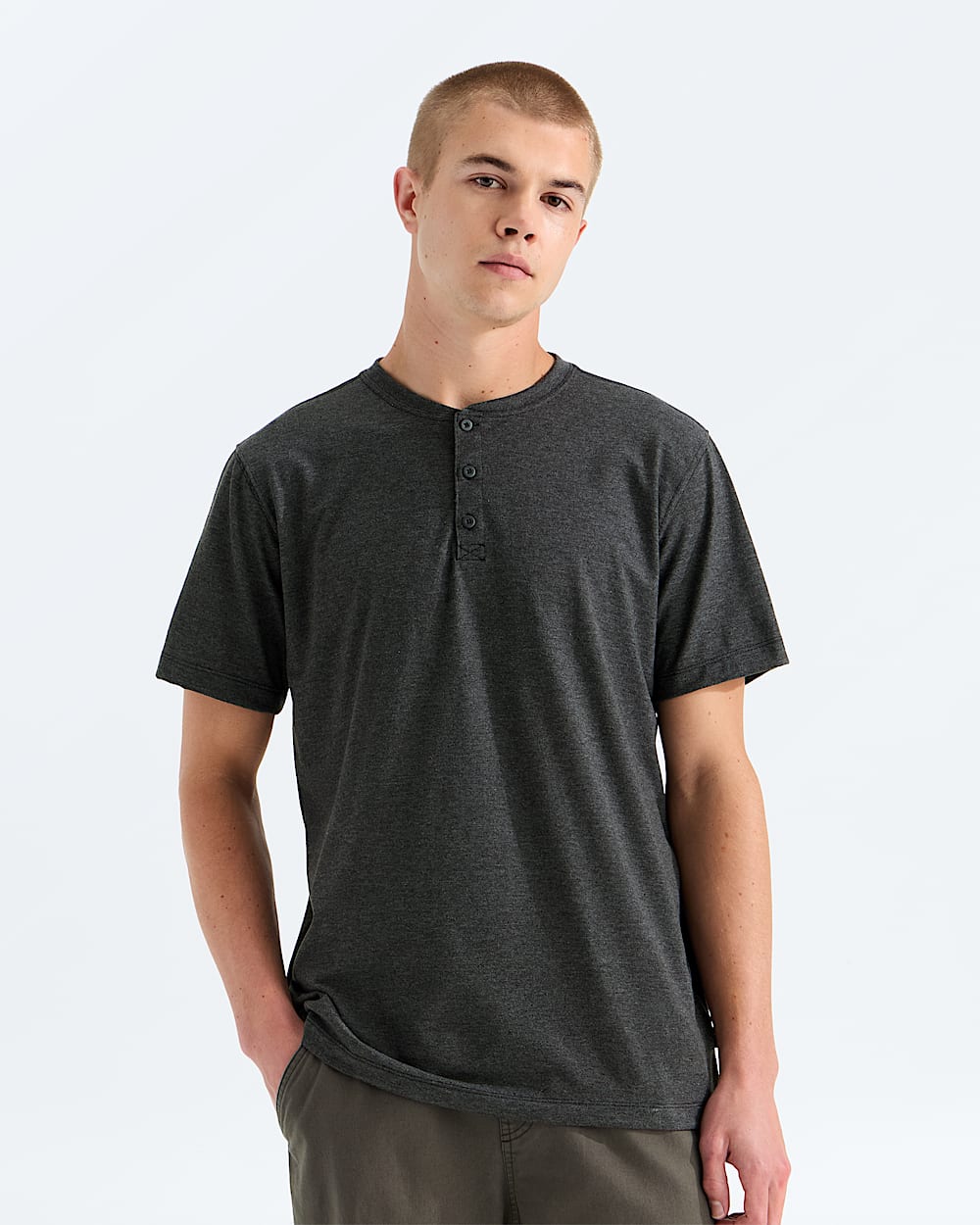The North Face Men’s Tri-Blend Short-Sleeve Henley