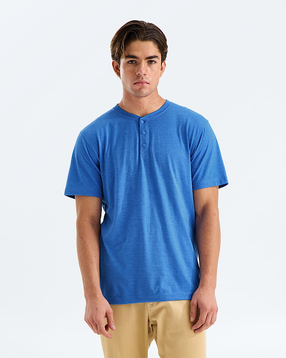 The North Face Men’s Tri-Blend Short-Sleeve Henley