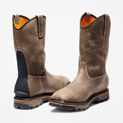 Timberland True Grit Pull On Waterproof Work Boot Turkish Coffee Men'S
