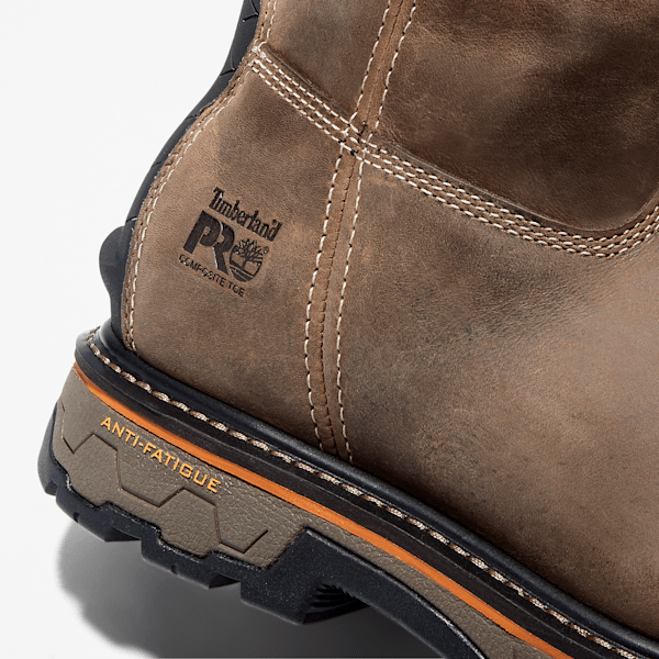 Timberland True Grit Pull On Waterproof Work Boot Turkish Coffee Men'S