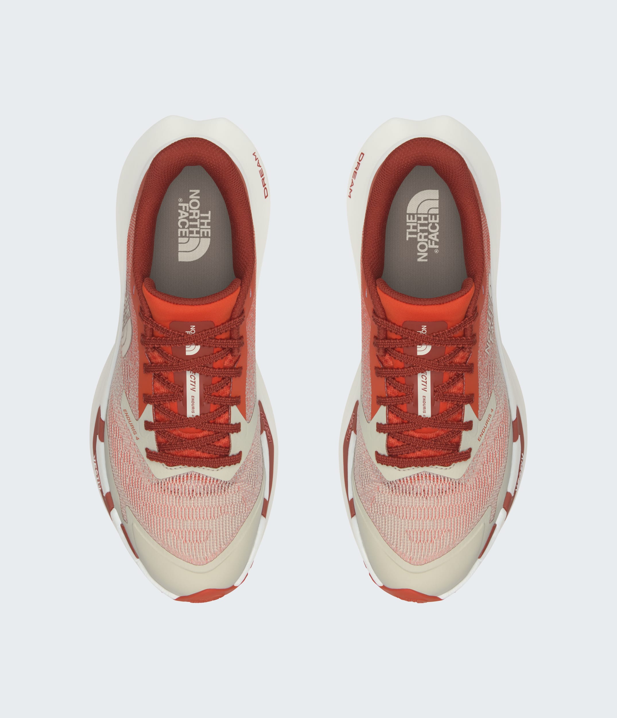 The North Face Mens Vectiv Enduris 4 Shoes Lava Red Lava Red