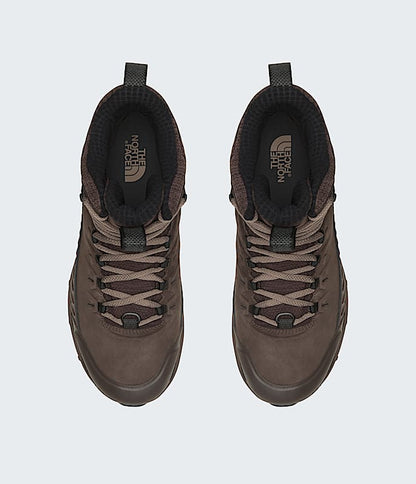 The North Face Mens Vectiv Fastpack Insulated Waterproof Shoes Demitasse Brown