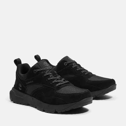Timberland Voyager Park Low Lace-Up Sneaker Black Mesh Men'S