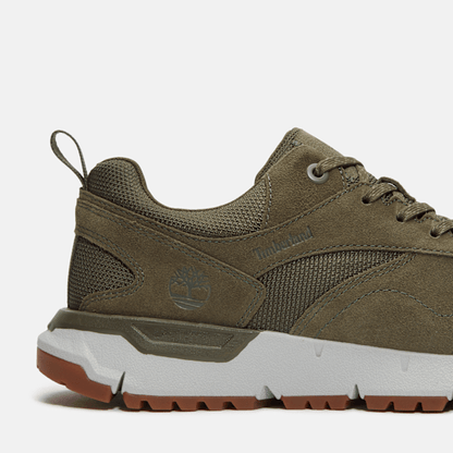 Timberland Voyager Park Low Lace-Up Sneaker Dark Green Mesh Men'S