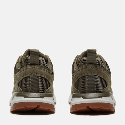 Timberland Voyager Park Low Lace-Up Sneaker Dark Green Mesh Men'S