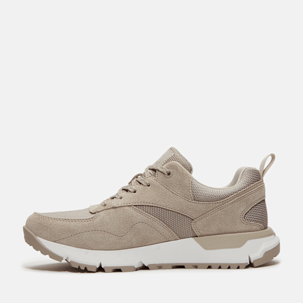 Timberland Voyager Park Low Lace-Up Sneaker Light Taupe Mesh Men'S