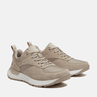 Timberland Voyager Park Low Lace-Up Sneaker Light Taupe Mesh Men'S