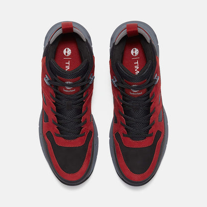 Timberland Men'S Voyager Valley Sneaker Black Nubuck/Red