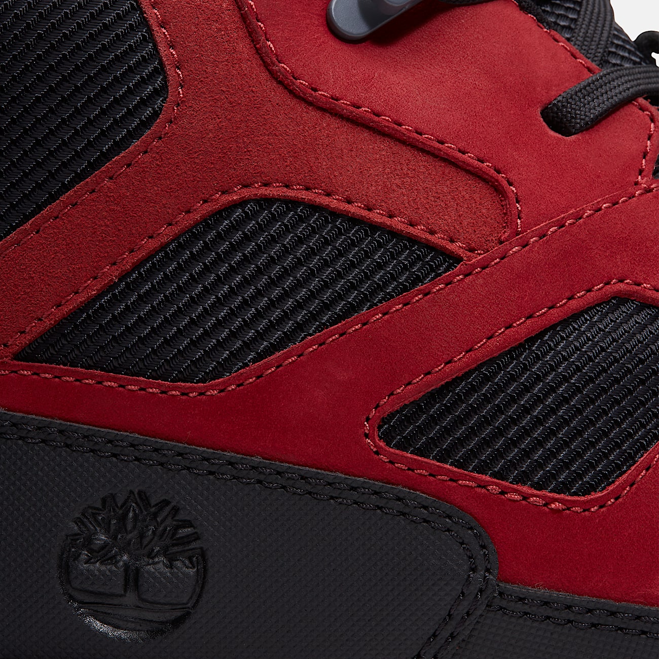 Timberland Men'S Voyager Valley Sneaker Black Nubuck/Red