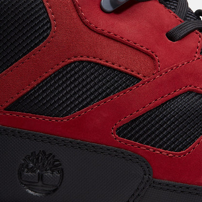 Timberland Men'S Voyager Valley Sneaker Black Nubuck/Red